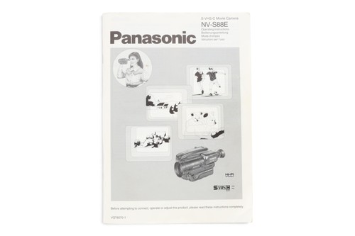 Panasonic s88e manuale - panasonic, nv-s88e