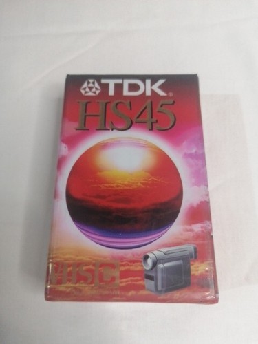 Vhs hs45 tdk videocamera - vhs,