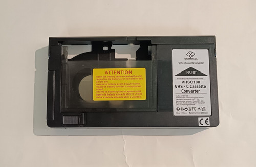 Adattatore vhs per cassette - per,