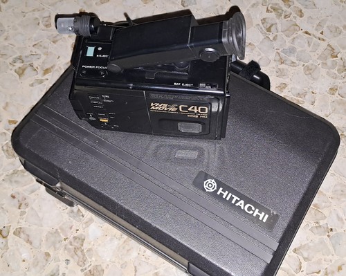 Videocamera hitachi vhs - videocamera, vhs-c40e