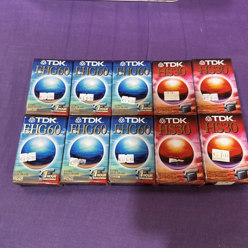 Lotto cassette vhs tdk - cassette,