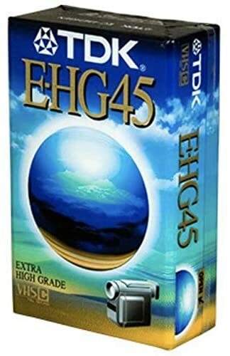 Lotto vhs tdk ehg 45hs - vhs-c,