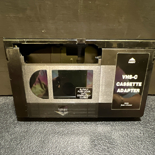 Inserisci adattatore vhs c - inserisci, vhs-c